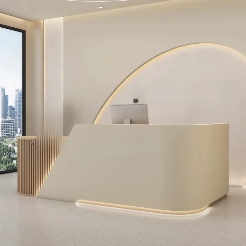 Office  Desk Reception Counter Small Reception Desk Salon Reception Desk Modern