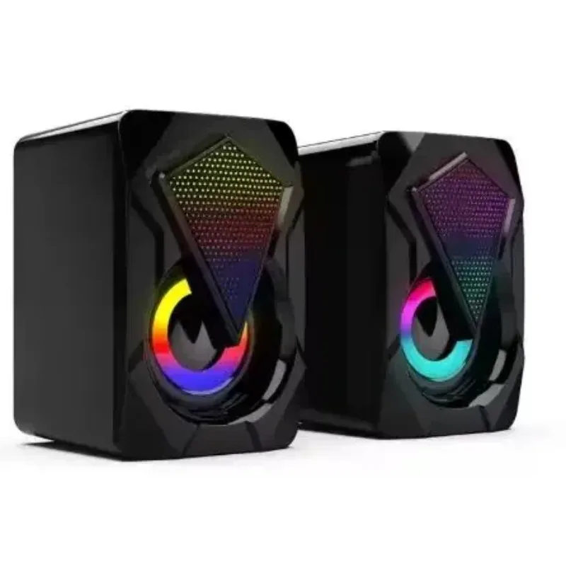 

X2 Mini 2.0 Speaker PC Accessories Ga - mer Lighting AUX 20 USB LED Colorful RGB Speaker for Computer
