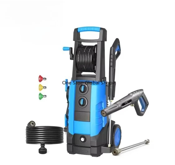 High Quality 2000W Electric Car Washer 150 Bar Pressure Cold Water Cleaning 220V Electric Car Cleaning Machine New
