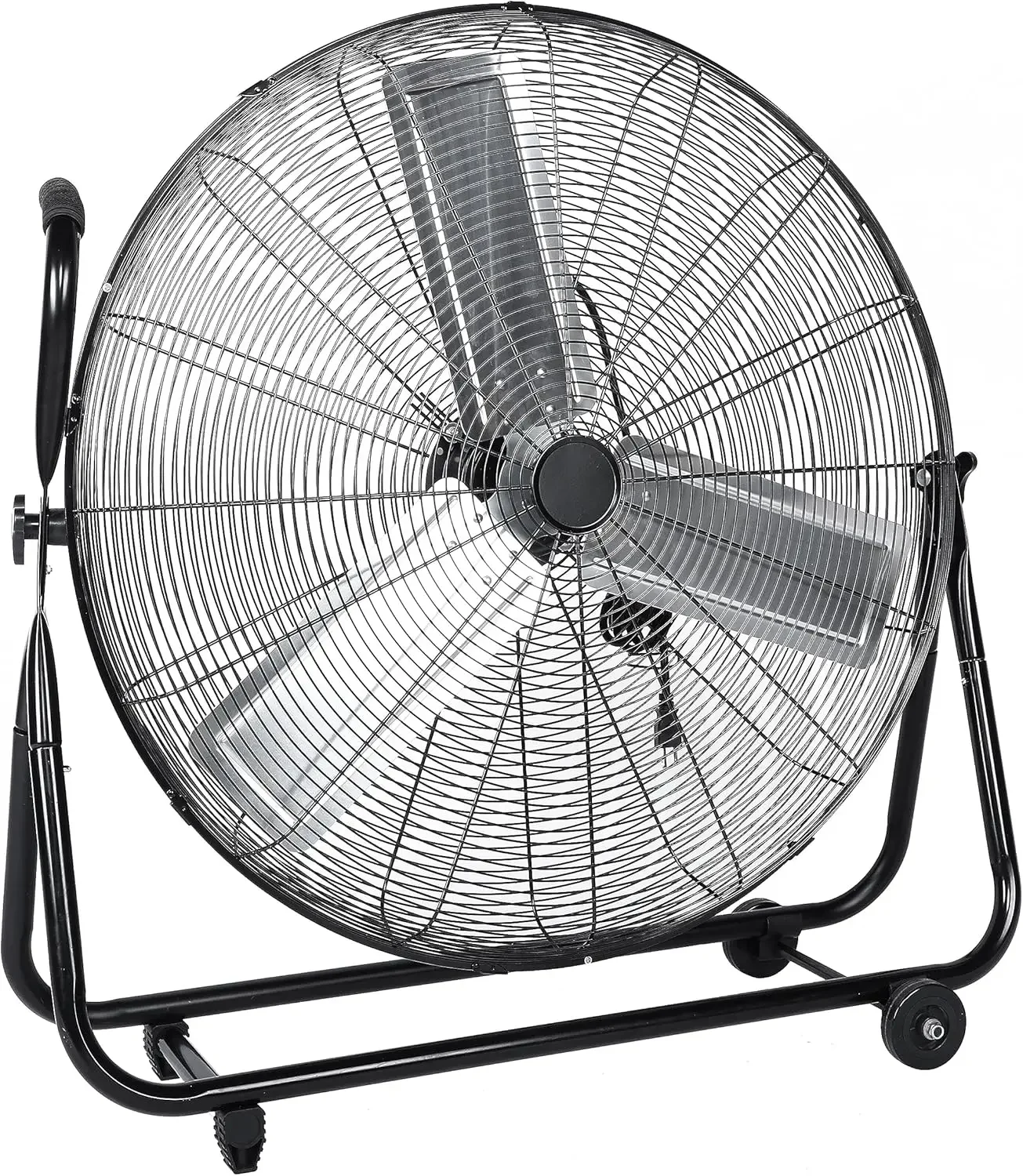 Deluxe Dynamic 30-Inch Floor Fan with Roll Booster - Industrial-Grade Airflow, 360 Degree Adjustable Tilt, and Portable Design f