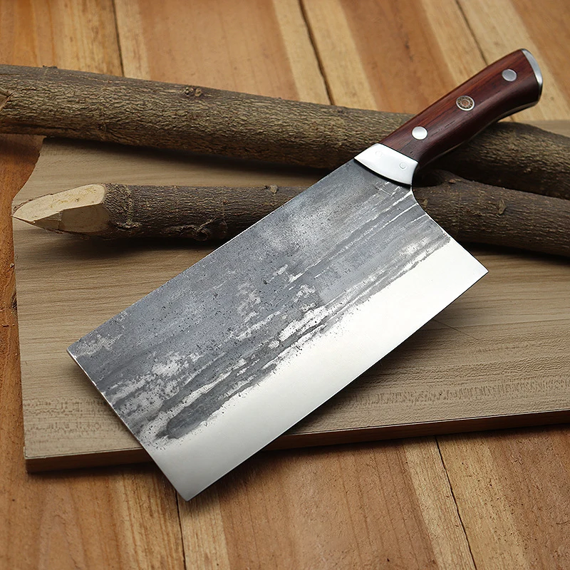 

8-дюймовый нож-измельчитель, режим DC53, стальное лезвие, деревянная ручка, нож для нарезки шеф-повара, кухонные ножи, инструменты для овощей, мяса и птицы