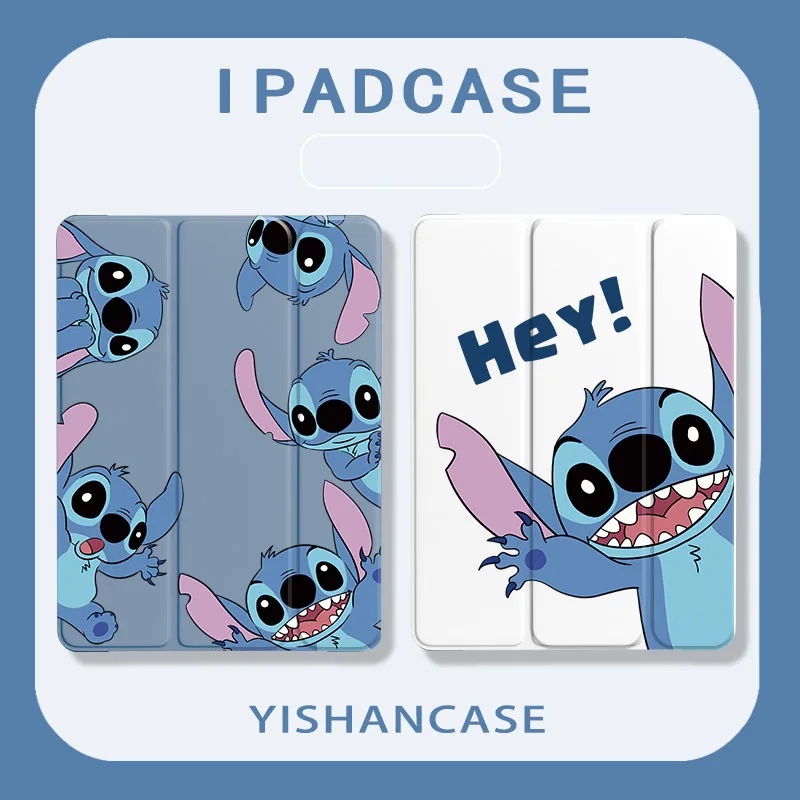 Cartoon Stich Fall für iPad Air 4 5 iPad 9,7 7. 8. 9. 10,2 Fall für iPad Pro 11 Mini4 5 10,9 Silikon stoß feste Smart Cover