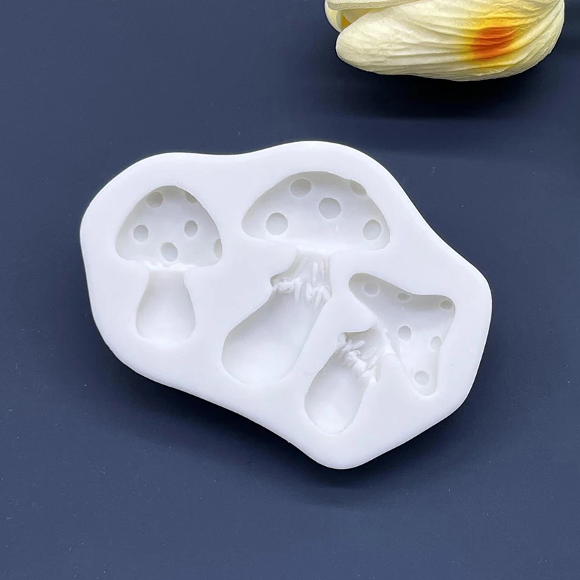 Mushroom Silicone Cake Baking Mold Sugarcraft Chocolate Cupcake Resin Tools Fondant Decorating Tools