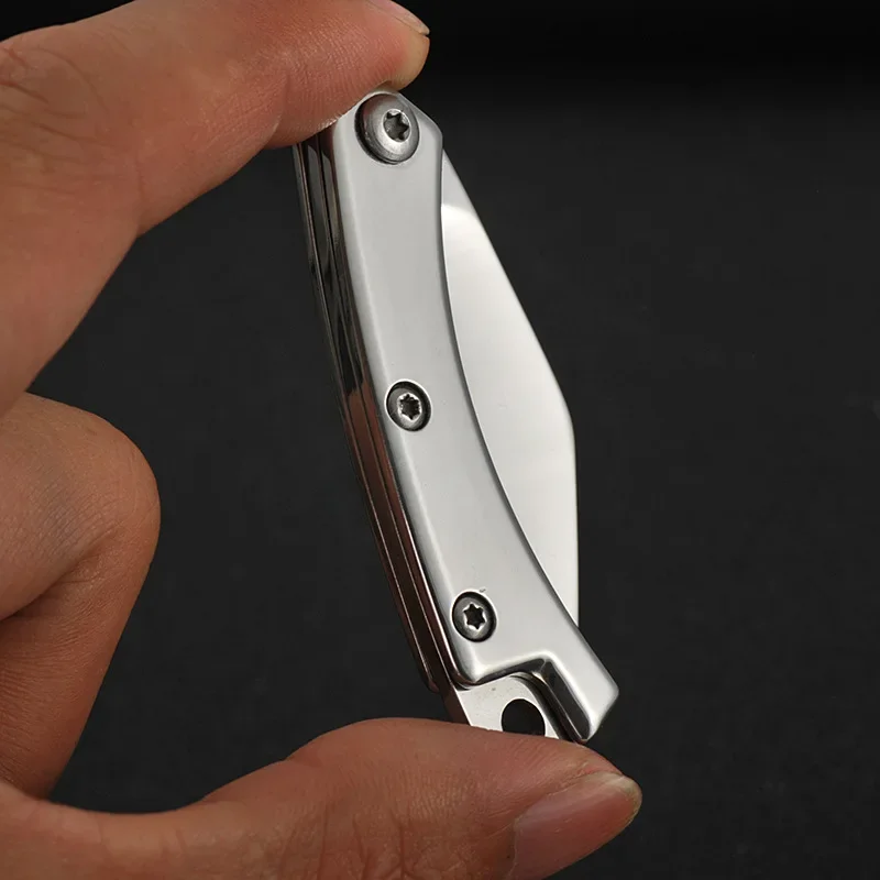 กระเป๋ากลางแจ้ง EDC Multi-Function ตัดเครื่องมือ MINI SHARP แบบพกพารื้อถอน Express ผลไม้มีด E Self-Defense Key CHAIN เครื่องมือ