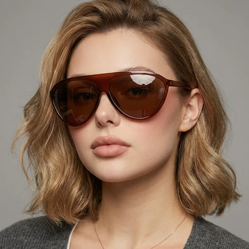 European American Style Men Sunglasses Pilot Shape Anti-reflective Sun Glasses Woman Hiking Mountaineering Men Sun Glass