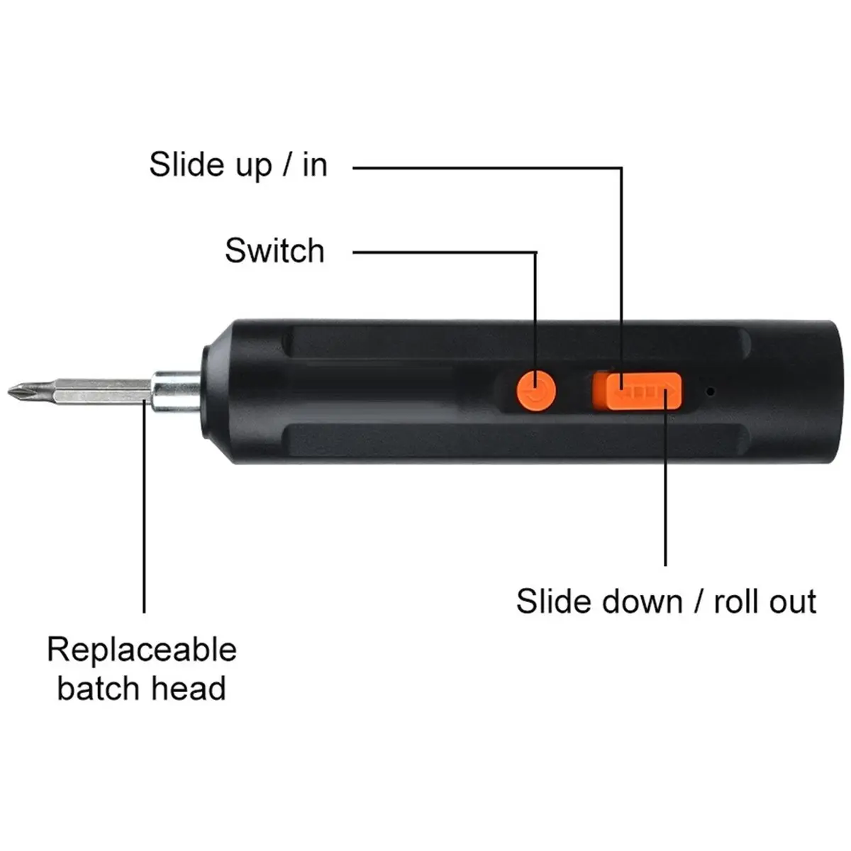 USB-Charging Electric Screwdriver Electric Screwdriver for Fastening Drilling and Screwdriving Tool Maintenance Tool