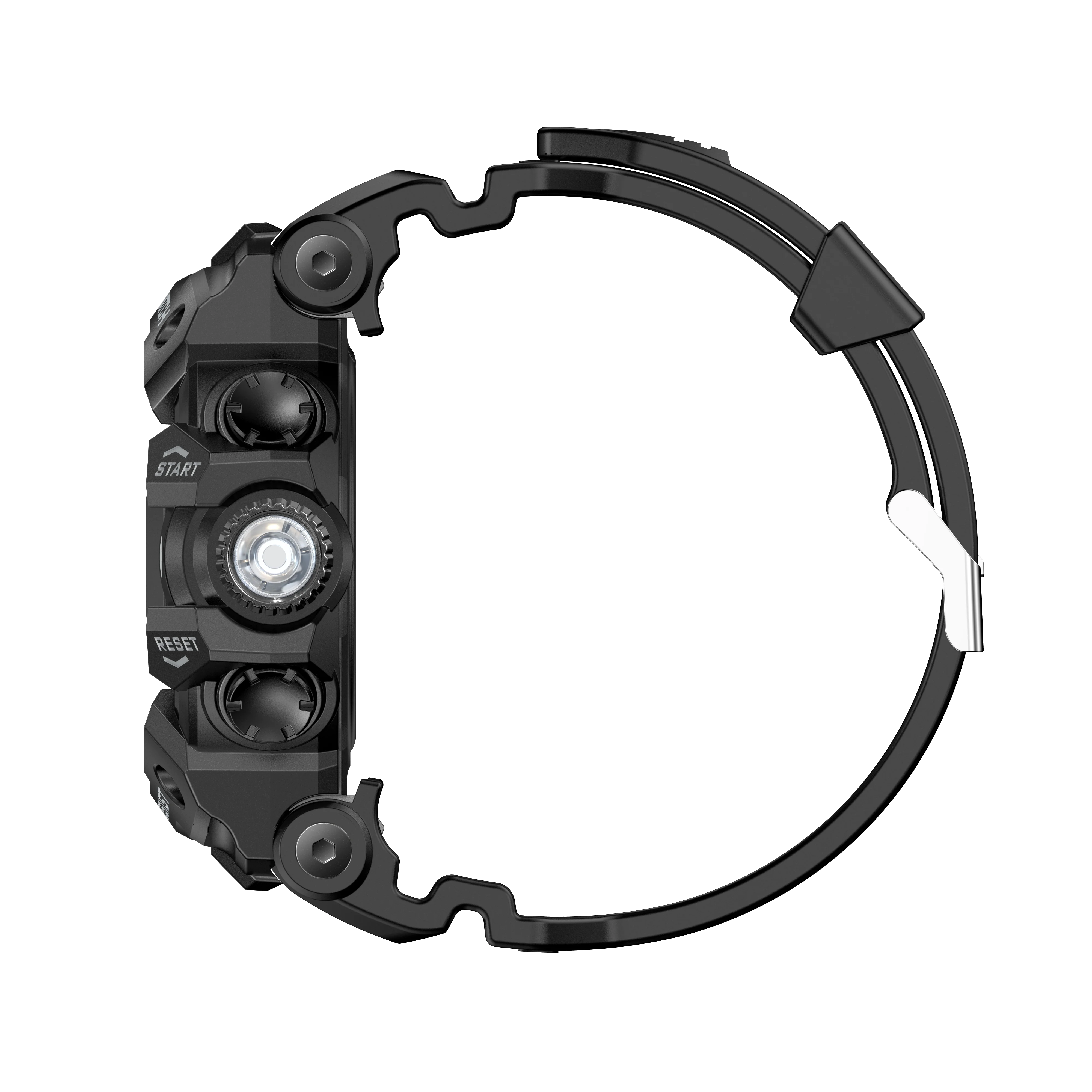 TLCRETE 2025 الرياضة موضة ضوء فلاش ساعة ذكية LC21 Reloj Inteligente جهاز تعقب للياقة البدنية 1.32 بوصة BT دعوة ساعة ذكية