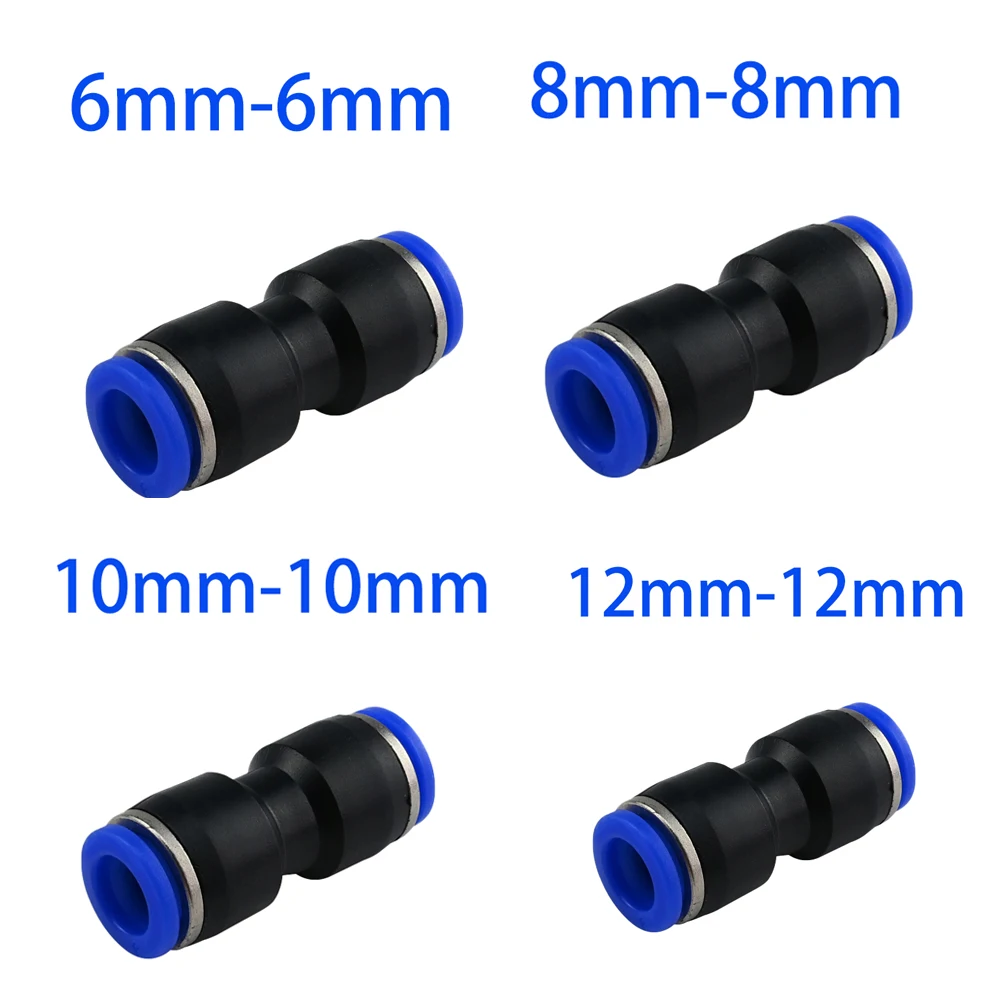 6/8/10/12 MM rury systemu chłodzenia mgłą szybkozłącze złącza Push do podłączenia do zraszacz wody ogrodowego pneumatyczne Tee Cross Union Elb