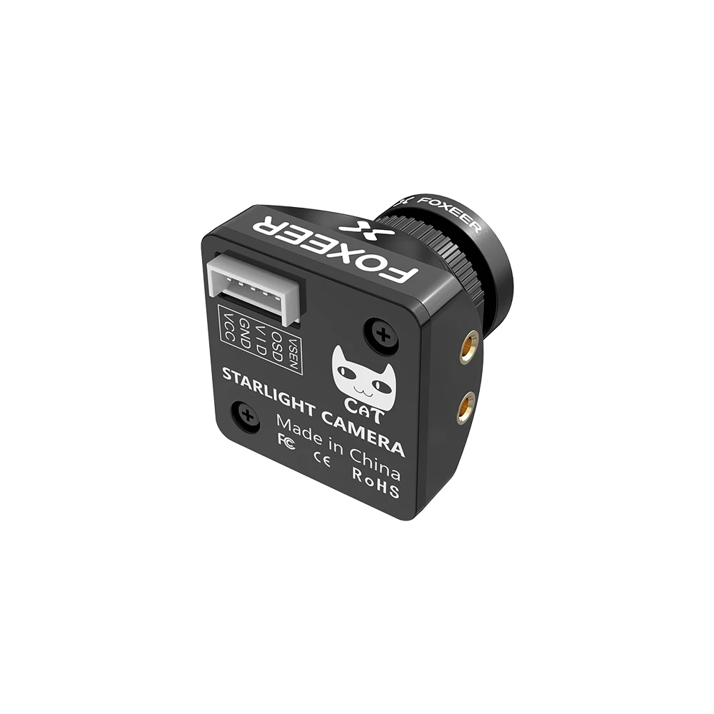 

Foxeer Mini Cat / Micro Cat 3 1200TVL Starlight 0.00001Lux FPV Camera Low Latency Low Noise FPV Camera For RC FPV Drone Parts