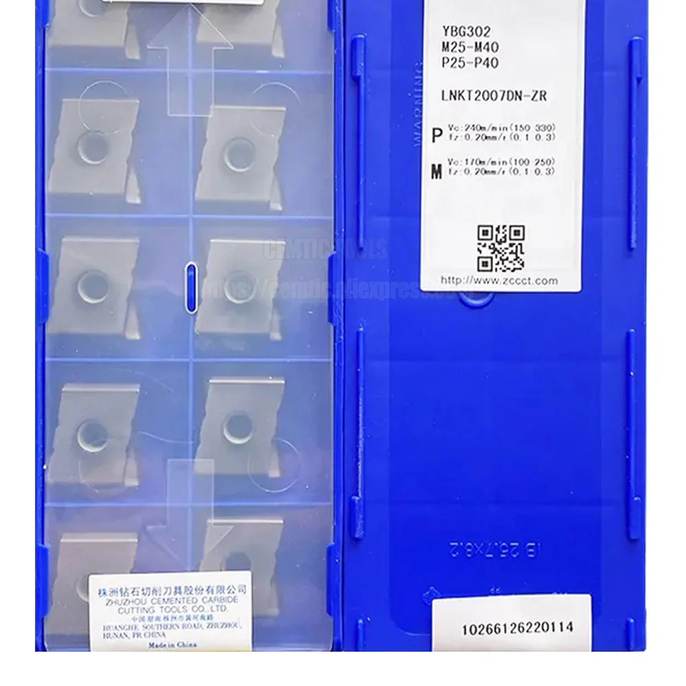 

LNKT 2007DN ZR ZCC 100% Original Blade Turning tools Processing：Steel，Stainless steel YBG302 YBM351 YBD252 LNKT2007DN-ZR