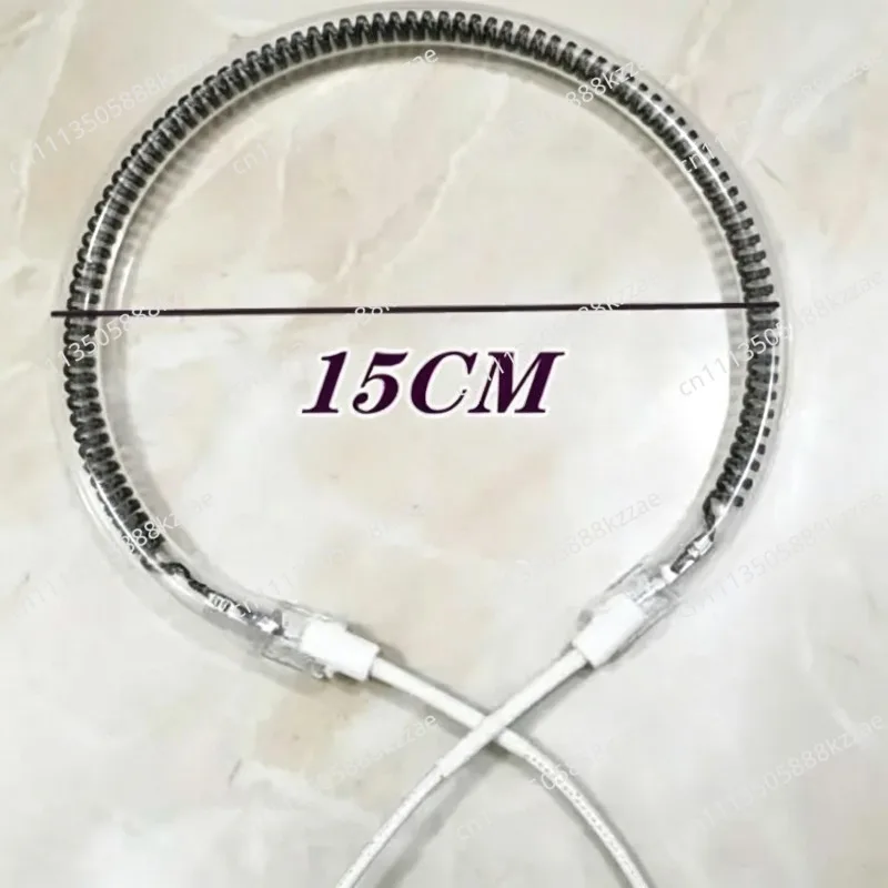 220V 1200W Light wave Oven Parts Carbon Fiber Round Heating Tube 15cm