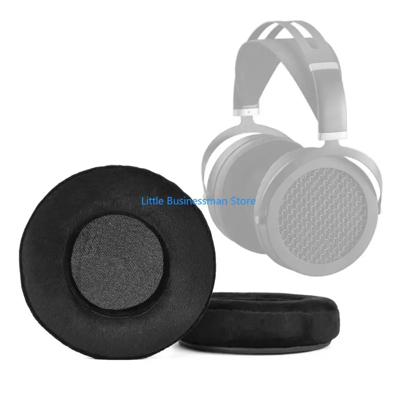 Kopfhörer-Ohrpolster, Ohrpolster, Plüschstoff, Schaumstoff, Ersatz-Ohrenschützer für HE560 HE500 HE Headsets, Ohrmuscheln, 2 – Detail 10