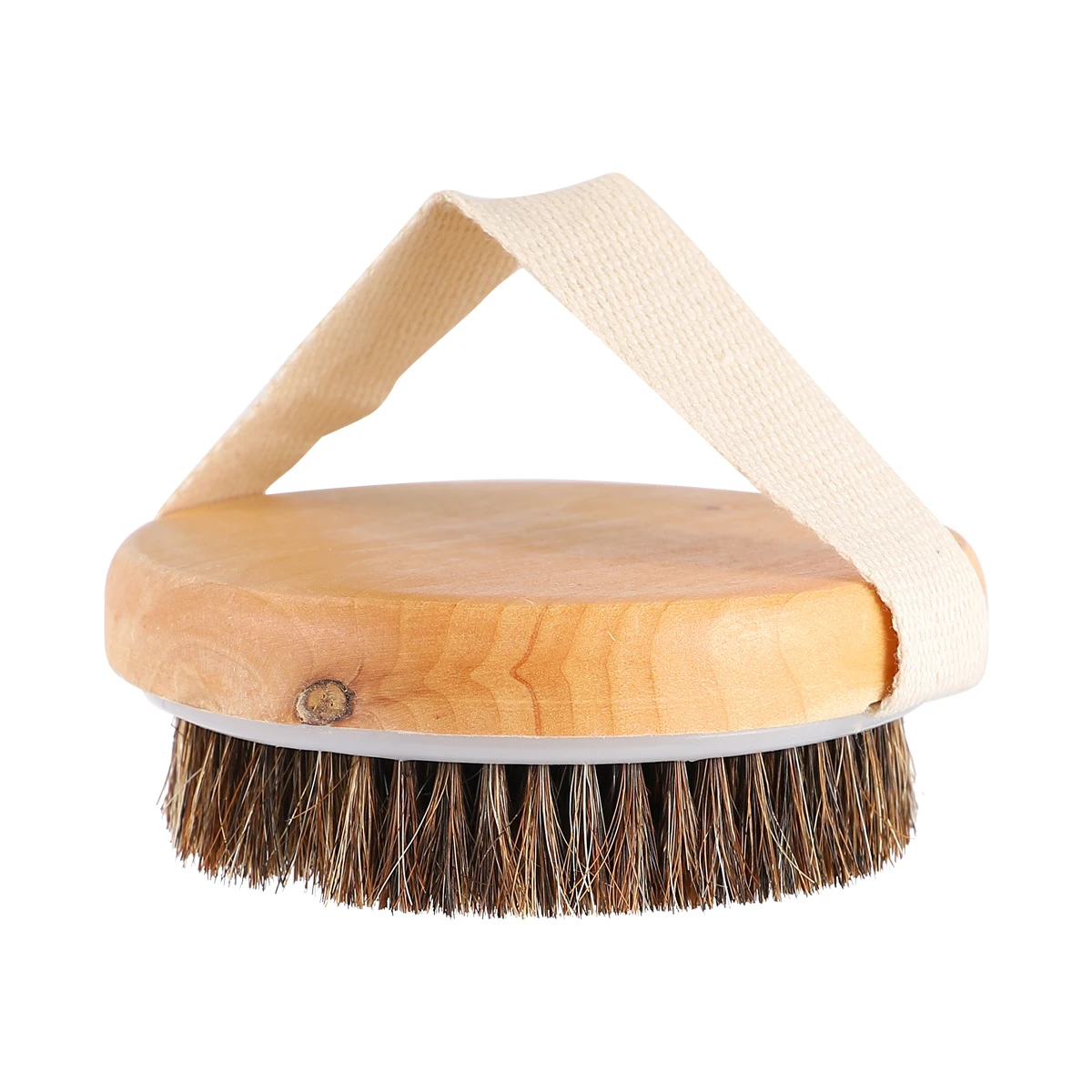 

Wooden Bath Body Brush Natural Bristle Scrubber For Exfoliating Skin Cleaning Spa Dry Brushing Tool