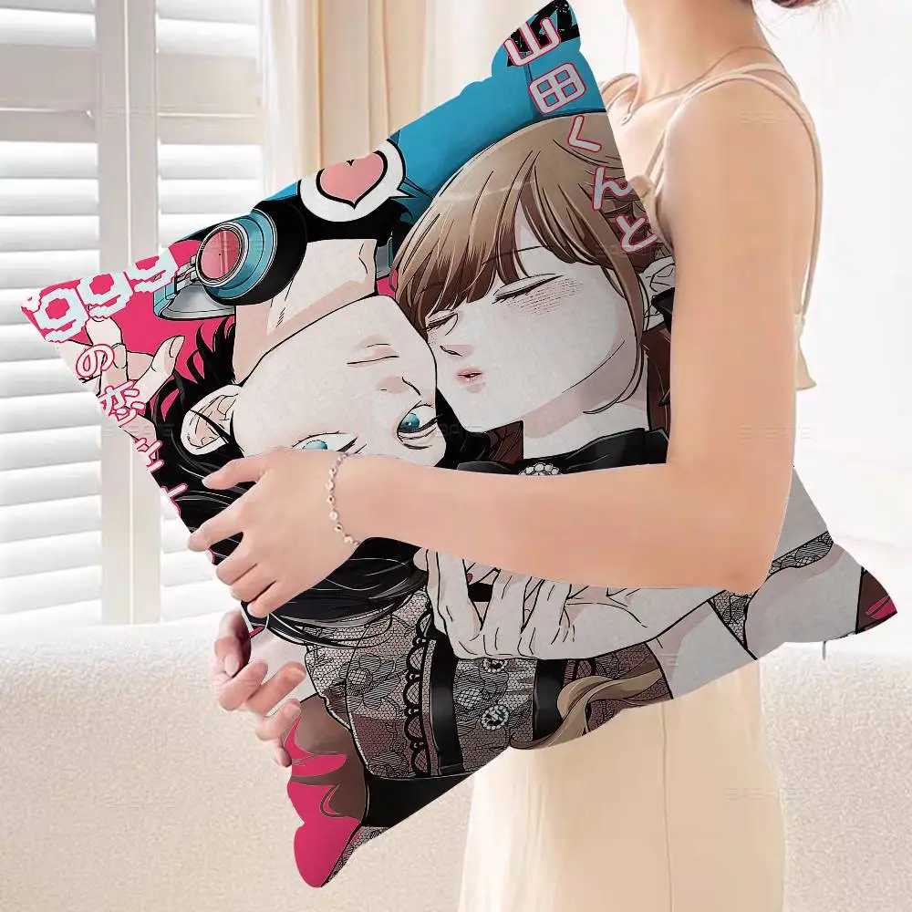 أنيمي قصة حبتي مع يامادا كون في Lv999 وسادة غطاء الوسادة المخدة غرفة المعيشة أريكة ديكور المنزل حسب الطلب