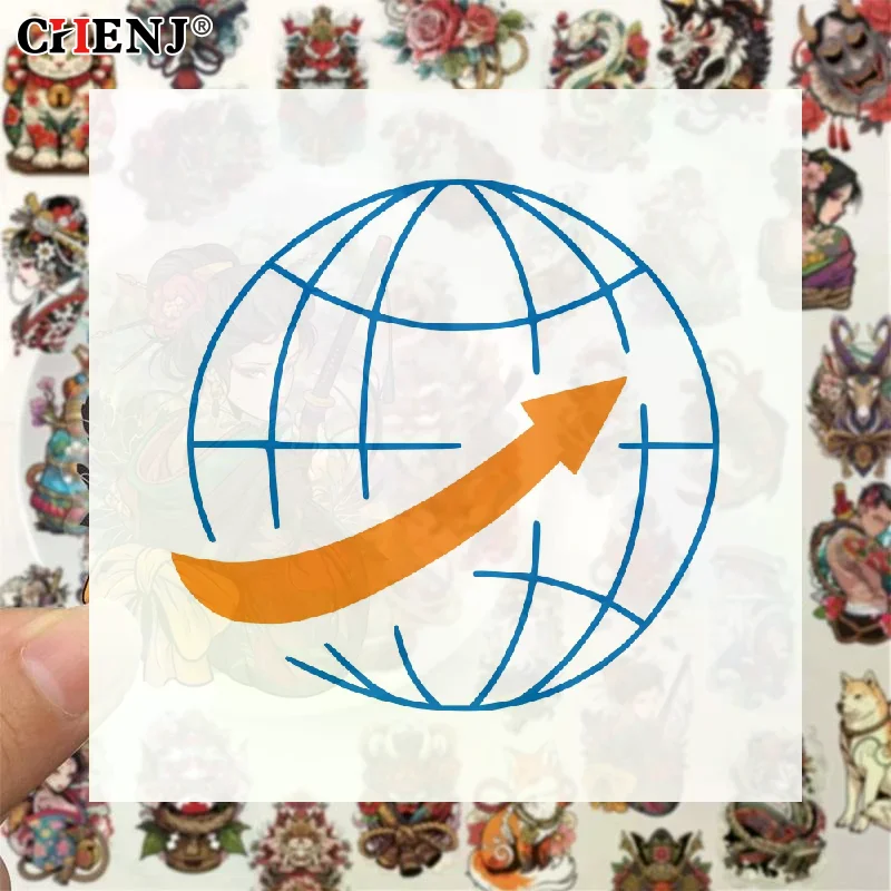 

50pcs Japanese Art Stickers Ukiyo-e Vintage Clear Scrapbook Decal Japan Culture Stickers Aesthetic Waterproof Vinyl Pack Sticker