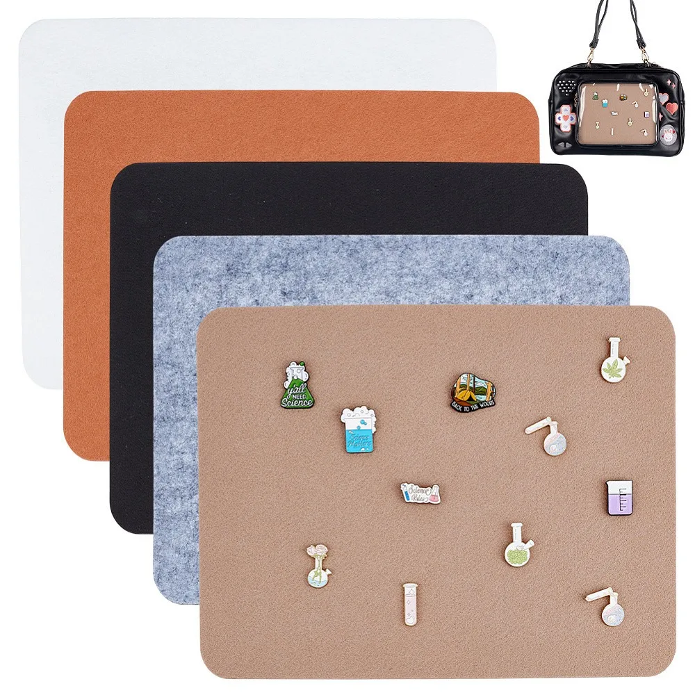 5Pcs 5 Colors Inserts for Ita Bag 12.6x9.8inch Pin Holder Display Sheets for Ita Bag Pin Display DIY Crafts for Handmade