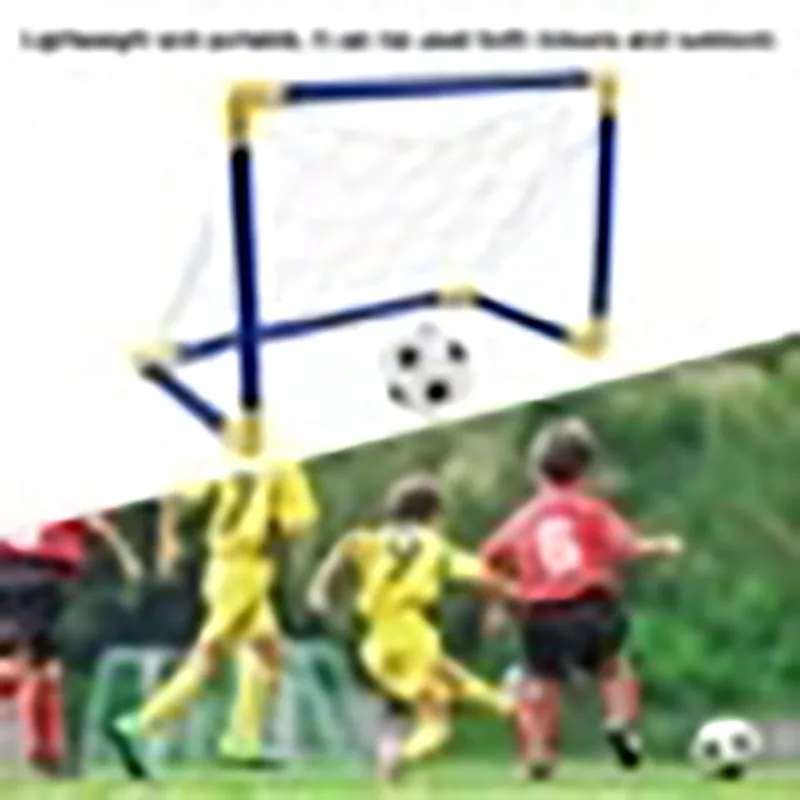 Indoor Mini Opvouwbare Voetbal Doel Home Game Voetbal Doel Post Frame Kit Kind Sport Speelgoed Kerstcadeau