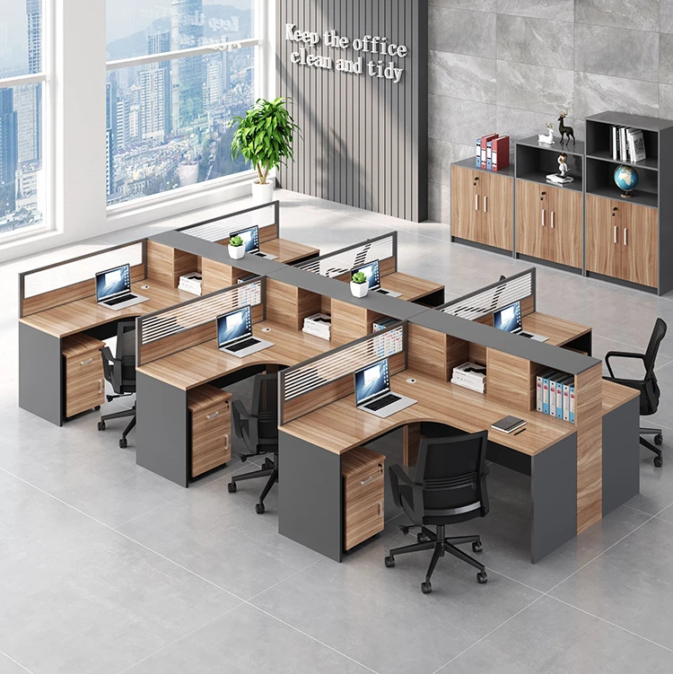 Factory Sale Various Modern Office Furniture Office Table Modular Cubicle Office Partition Screen Workstation