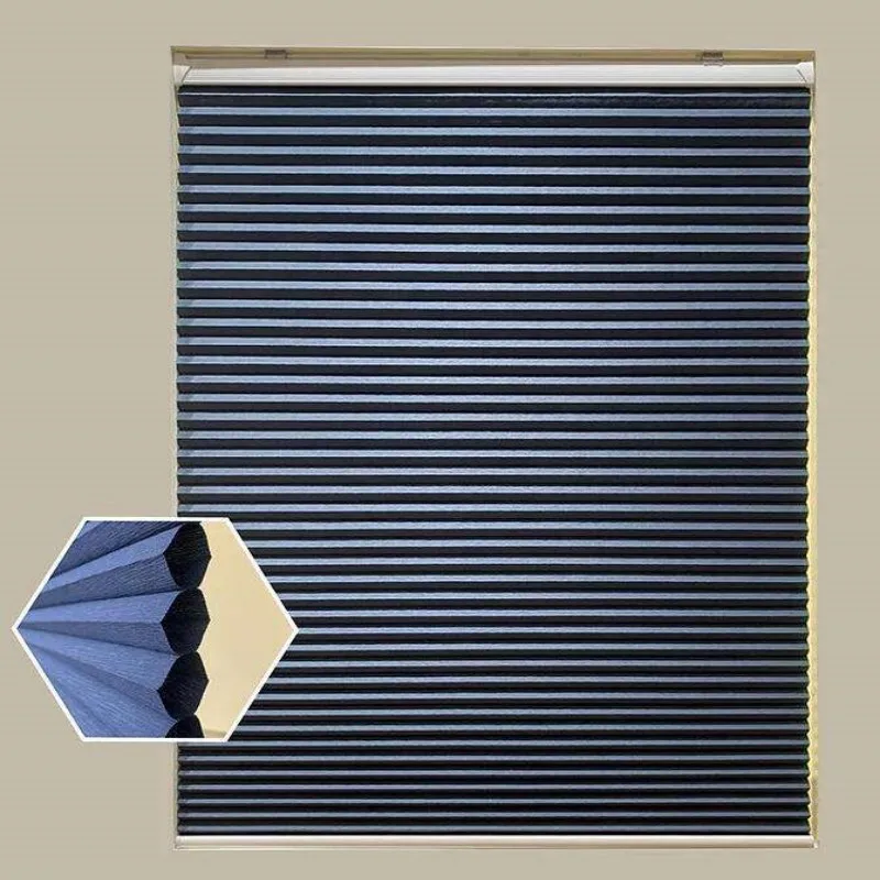 Motorized Electric Cellular Blackout Shade Day And Night Cordless Automatic Cellular Blinds Honeycomb Blinds For Windows