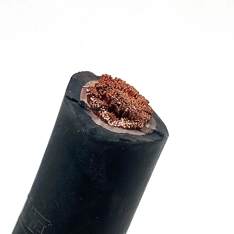 【From China】Hot-selling Single Rubber Cable 120mm2  With Flexible Welding Black Sheath Cable
