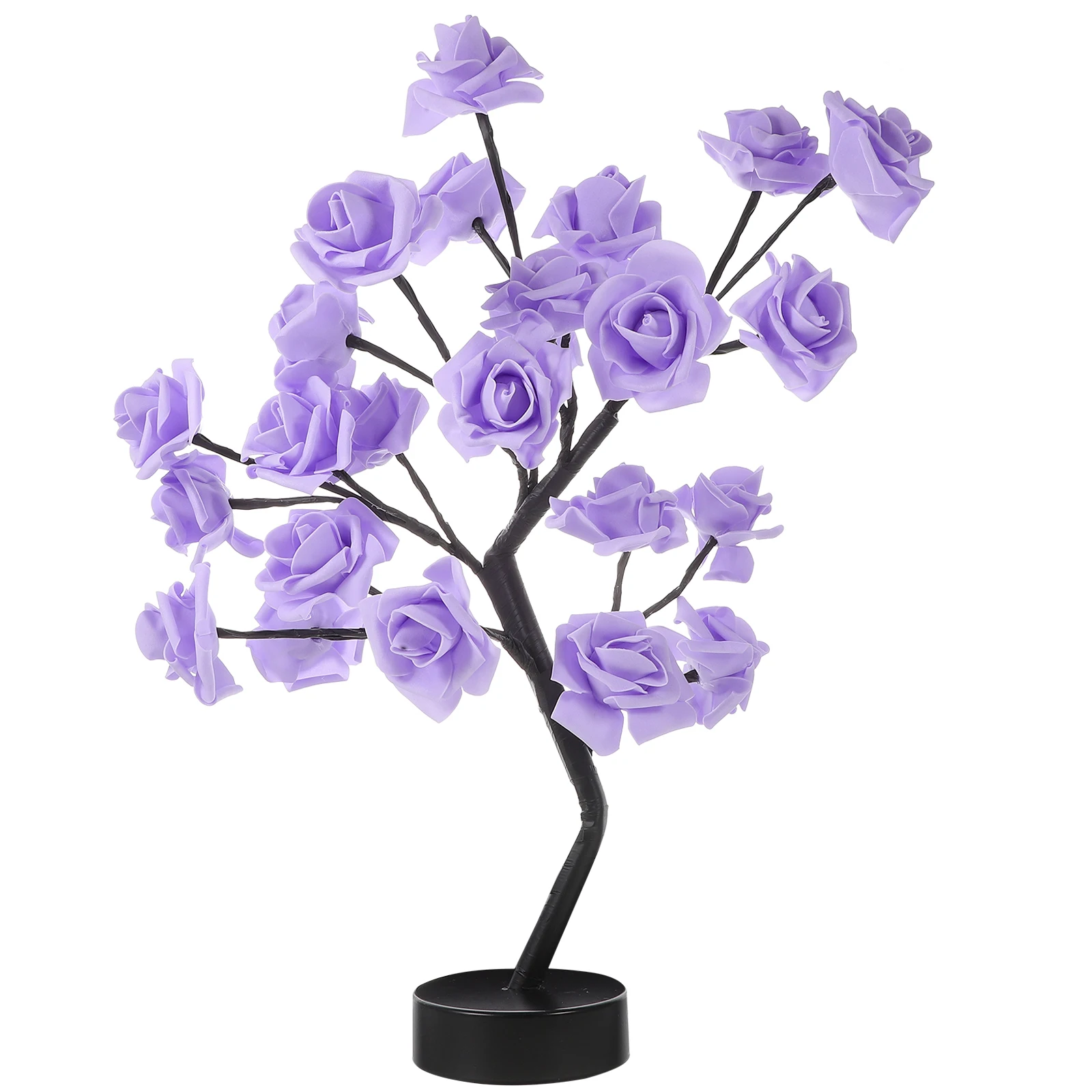 

Rose Lantern Roses Tree Lamp LED Warm Light Decor Home Stylish Gift Photo Prop Flower ArrangementFloral namental