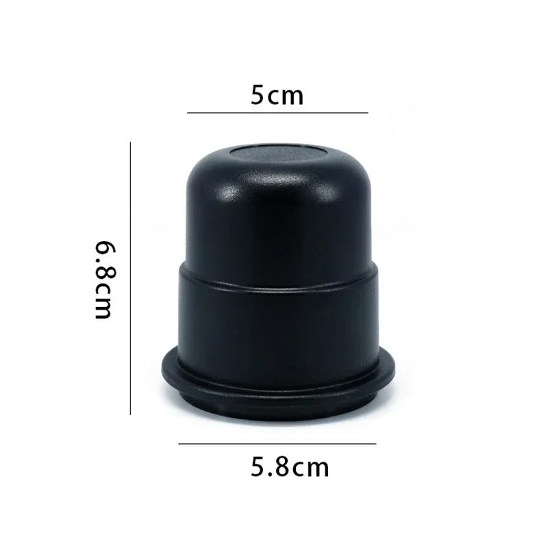 58mm Coffee Portafilter Dosing Cup Black Clear Espresso Sniffing Mug Coffee Dosing Cup Anti-flying powder Coffee Machine tools