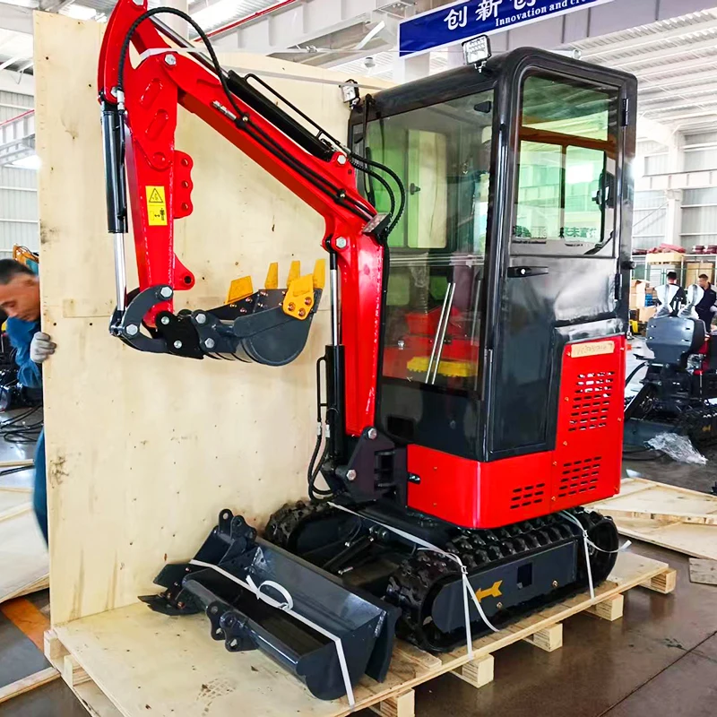 

Мини-экскаватор 1,2 тонны (индивидуальный дизайн) Маневрируемое гусеничное оборудование для макияжа в европейском саду Копание подвала