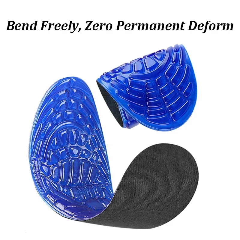 Gel Insole Sport Massaging Silicone Gel Insole Orthotic Arch Support Foot Pain Inserts Man Women High Elastic Soft Shoe Pad