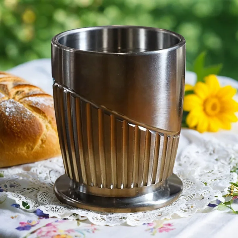 Canopy, pure titanium alloy drinking tea cup drinking red Baijiu 120ML