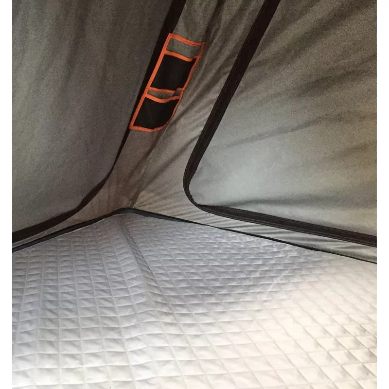 الألومنيوم قذيفة مثلث سقف السيارة العلوي خيمة قشرة صلبة للطرق الوعرة 4wd