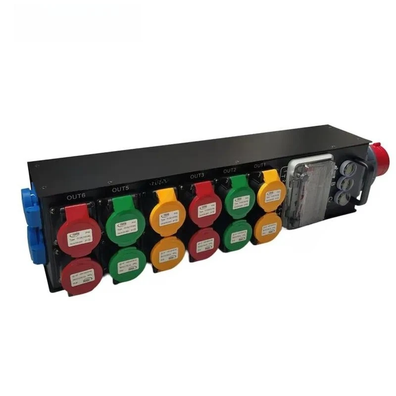 Portable waterproof distribution box, power distributor equipment