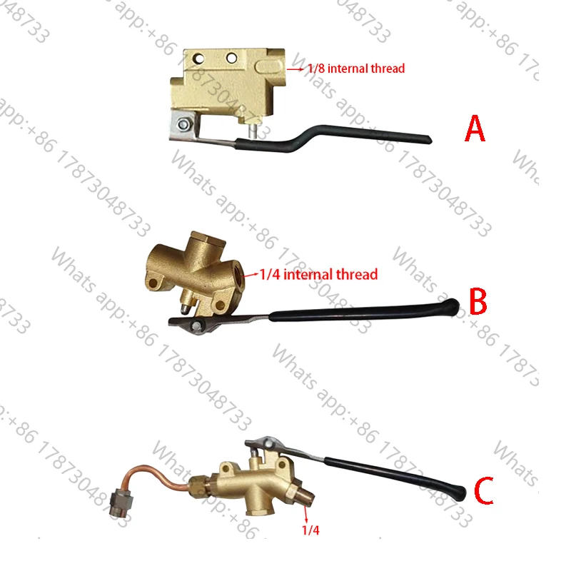 Extractor Trigger Lever Cleaning Wand Parts Brass Carpet Wand Valve Carpet Cleaning Valves High Pressure Shut Off Valve