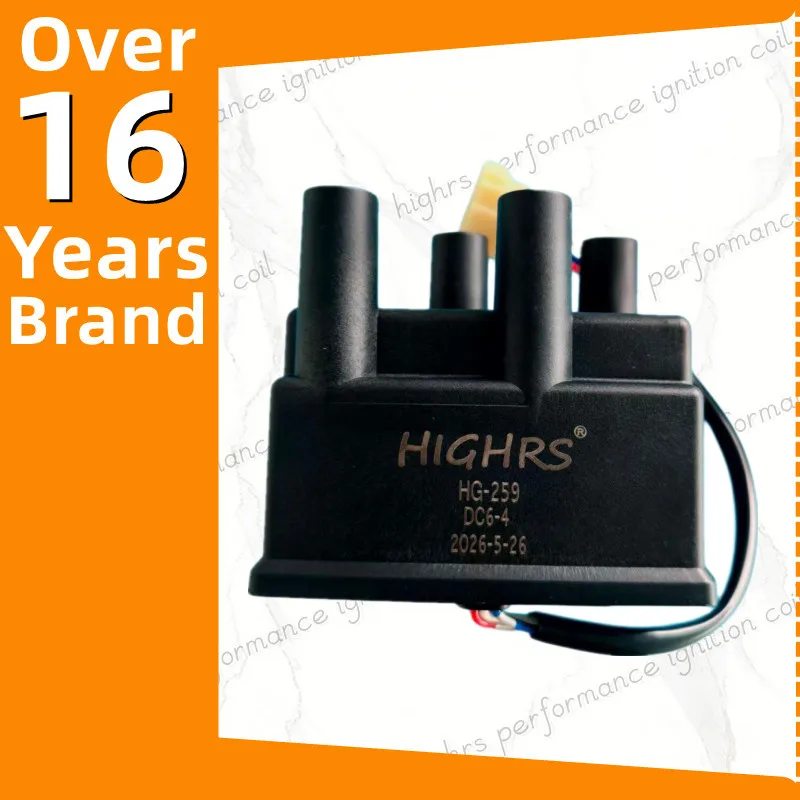 DC6-4 Dynatek Dyna Single Fire Coil Four Output 3 Ohm Twin Fire Dual Plug