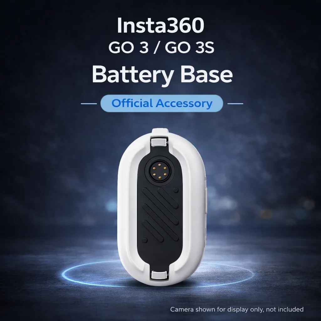 

Оригинальный дополнительный аккумулятор Insta360 GO 3 / GO 3S, съемка во время зарядки, магнитное крепление и быстросъемная система