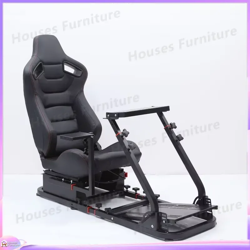 210 Racing Simulator Cockpit Stand for Thrustmaster Steering Wheel Gaming Chair Bracket Esports Seat Mount Adjustable Frame
