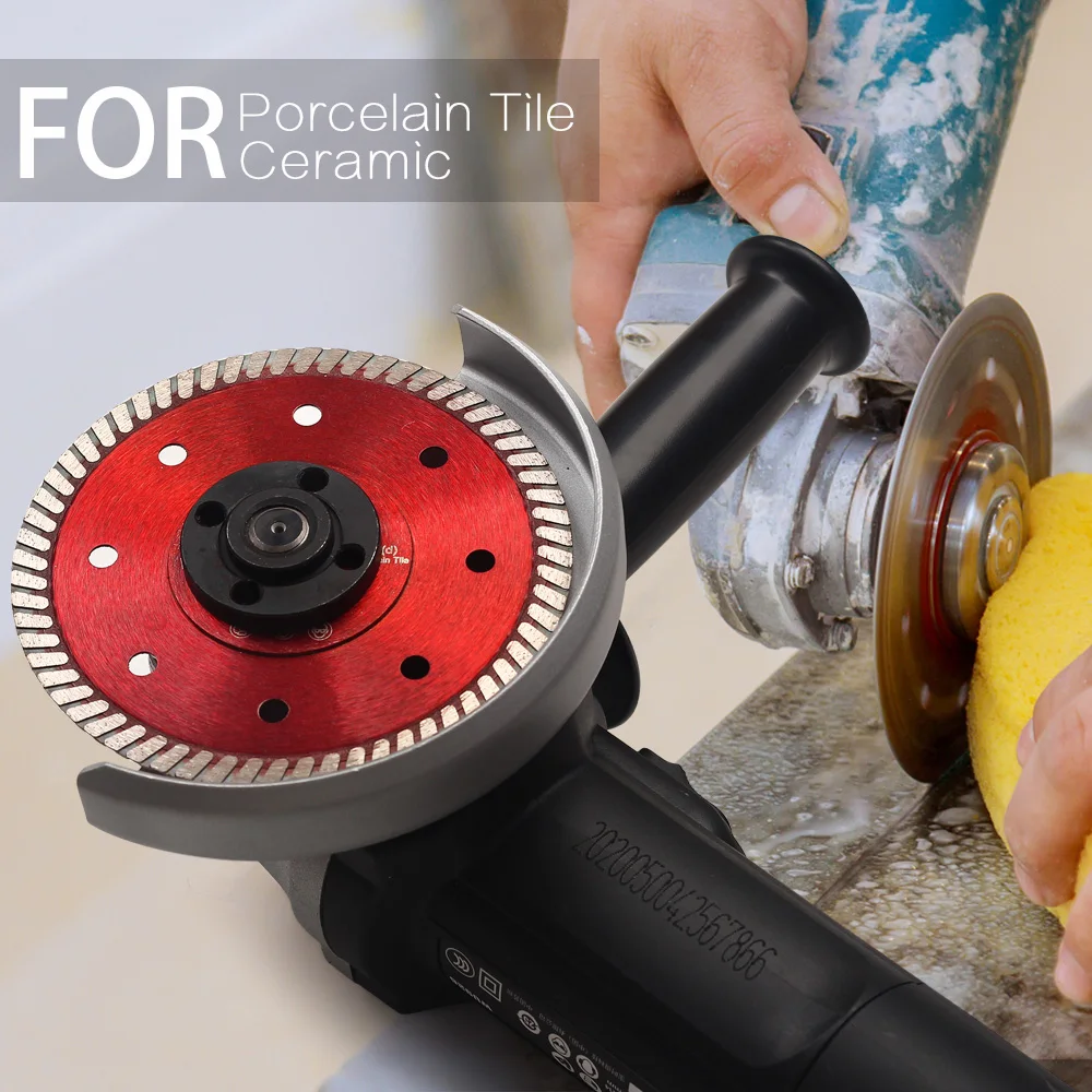 115Mm Siêu Mỏng Kim Cương Turbo Lưỡi Dao Đĩa Sứ Ngói Đá Hoa Cương Lưỡi Cắt Khô/Ướt Cho Đá Đá Ceramic cắt