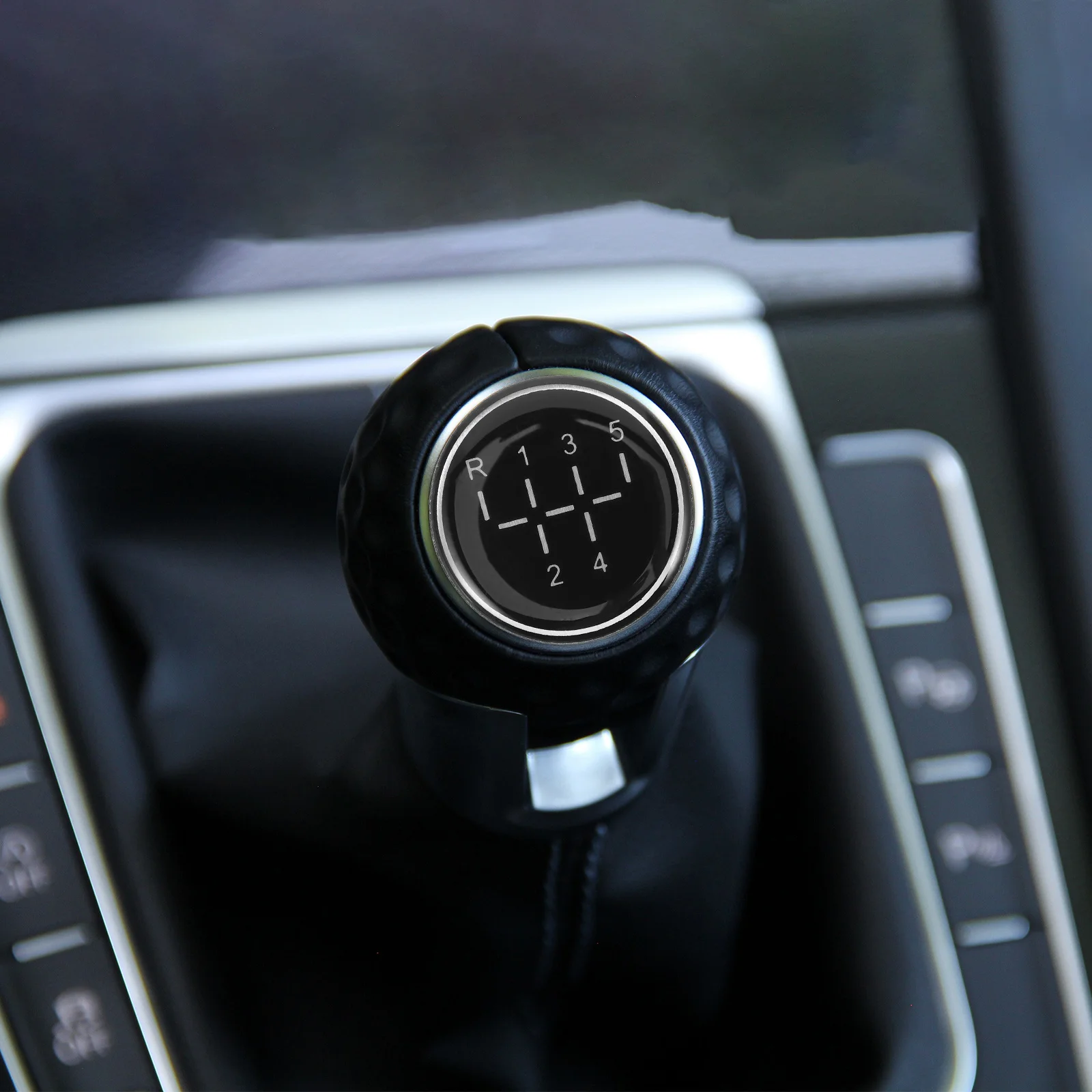 

Manual Transmission Gear Shift Sticker For 5-Speed Truck Fit Universal Knobs Material Interior Aesthetics Anti-Fade Secure