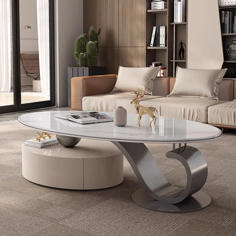 

Luxury Italian Coffee Table Living Room Decoration Modern Designer Coffee Table Aesthetic Nordic Couchtisch Postmodern Furniture