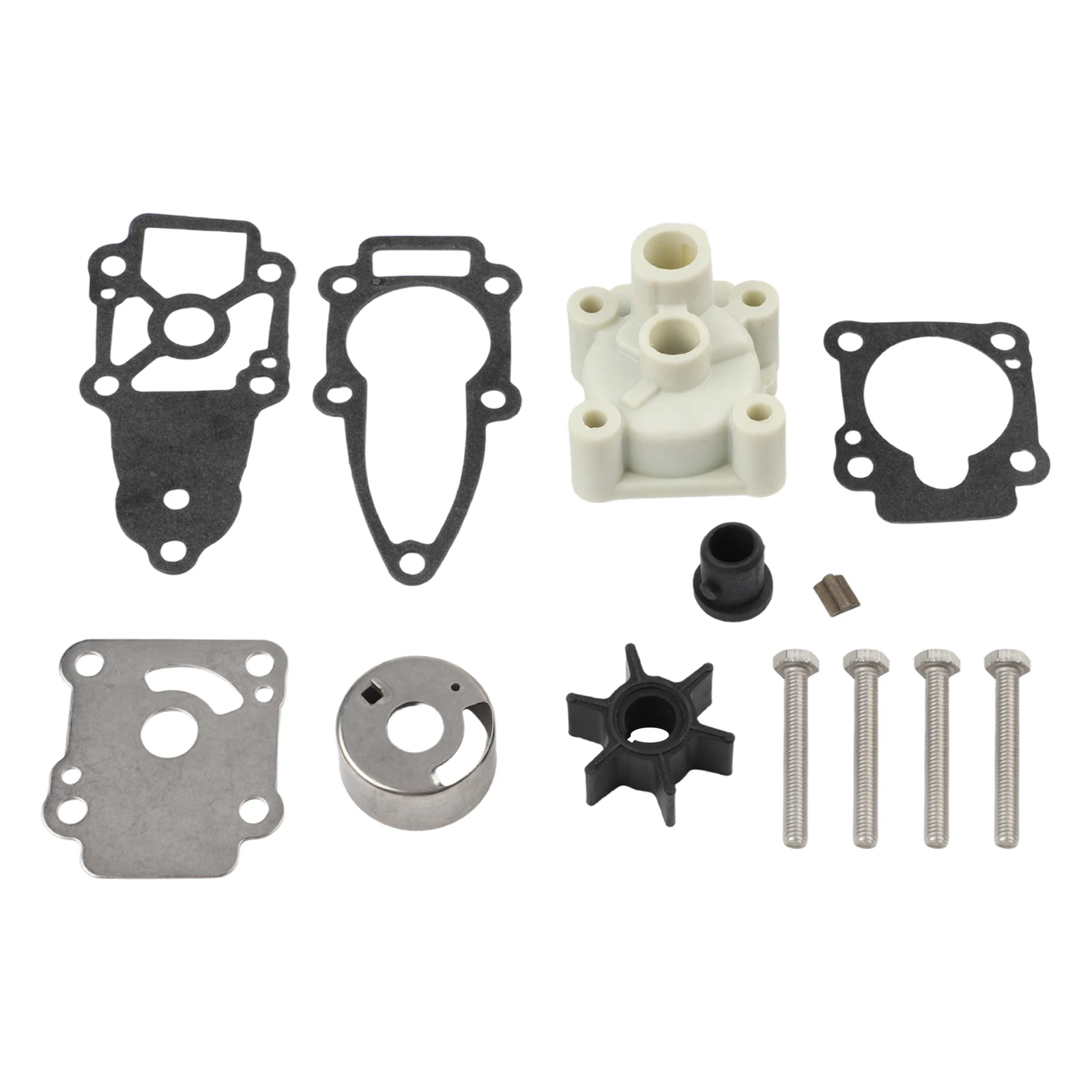 

Комплект для замены прокладки крыльчатки Комплект для обслуживания двигателя, как показано в рисунке Решение для обслуживания морского двигателя