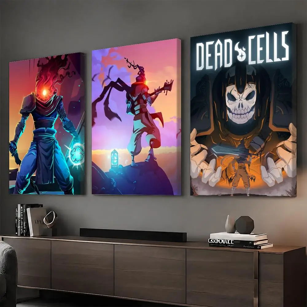 D-Dead C-Cells Game Painting Calligraphy HD Canvas Print Poster Wall Art | Optional Frame | Modern Hallway Decor