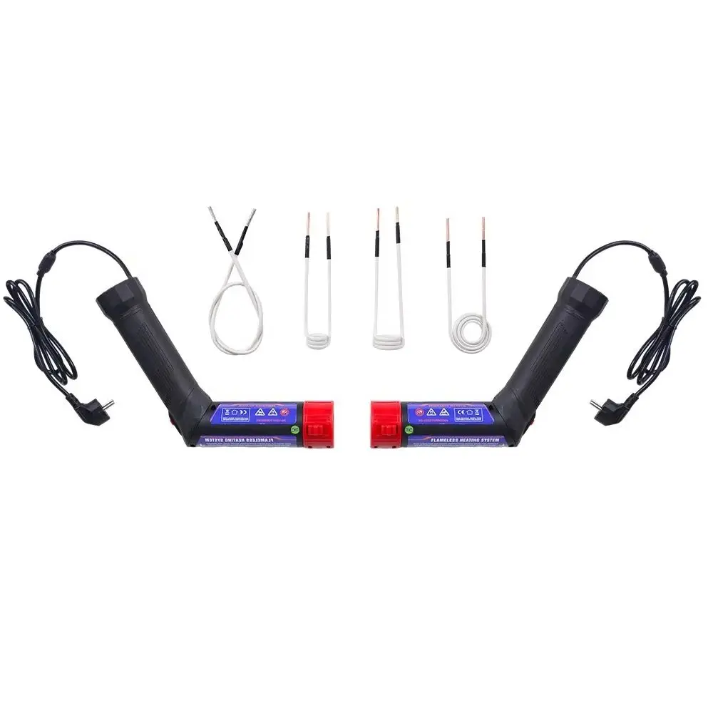 1700W Mini Flameless Magnetic Induction Heater 110V/220V Portable Car Rusty Bolt Remover Heating Tool with 4 Induction Coils