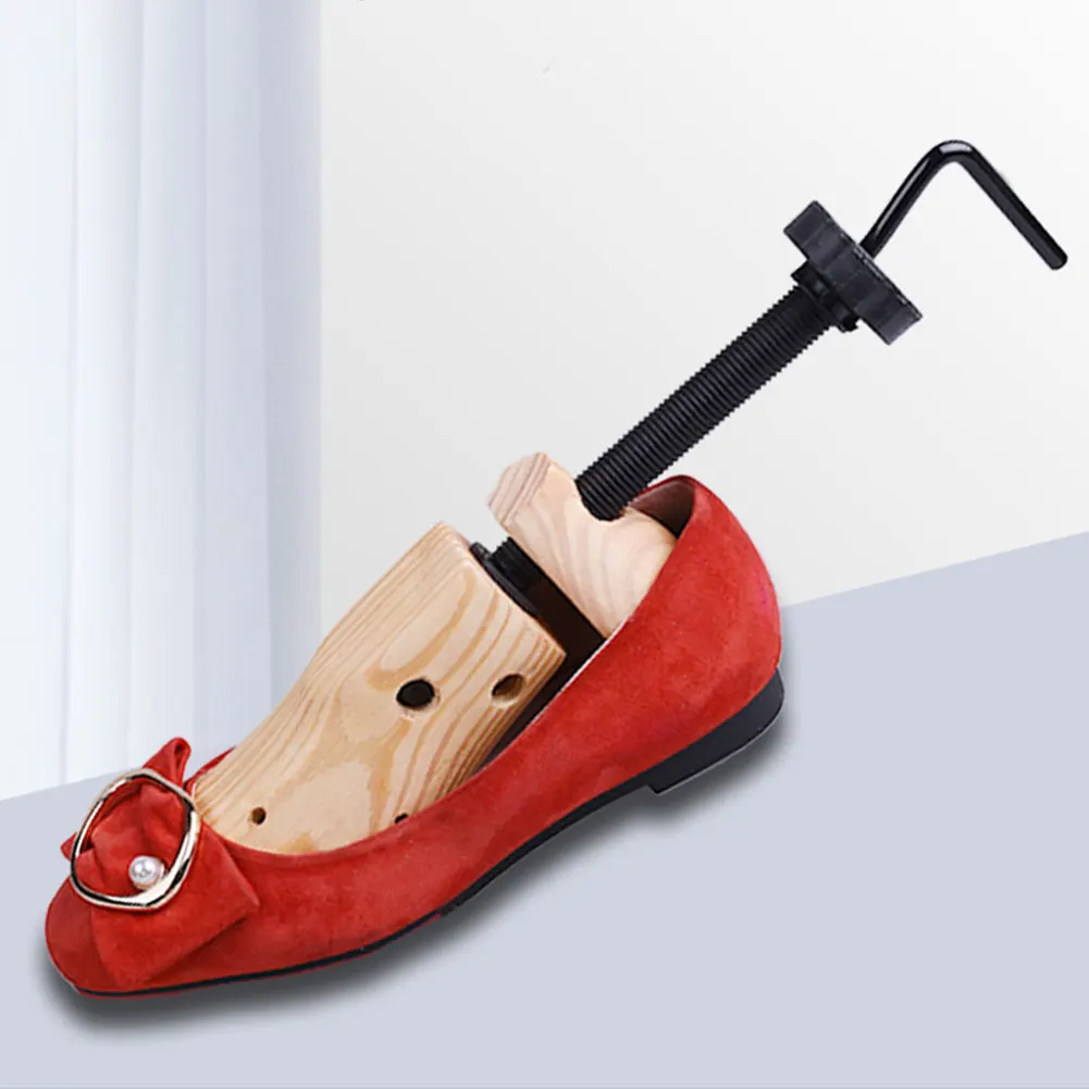 

Wooden Shoe Stretcher Adjustable Length Width Shoe Trees Shoe Widener Professional Shoe Extender for Mens and Womens Shoes