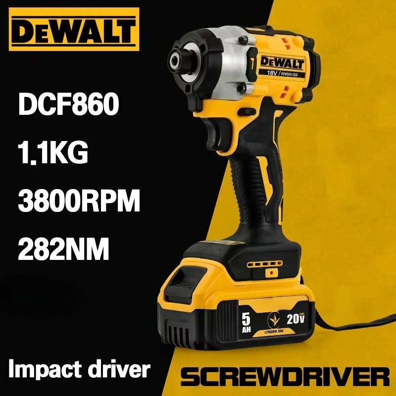 

Dewalt DCF860 Cordless Compact Drill / Driver Brushless Electric Drill Screwdriver Rechargeable Power Tools Upgraded For 18-20V