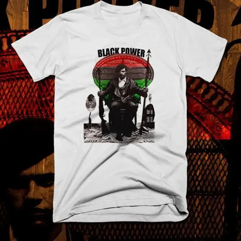 Huey P Newton Panther Party T Shirt Civil Rights Activist Black History