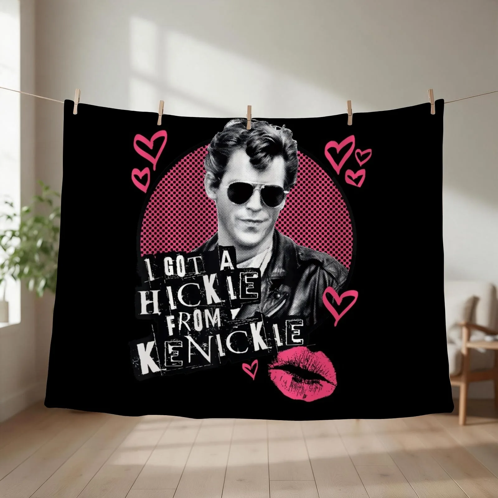 Vintage Actor Movie Funny Throw Blanket couch cozy soft plush fuzzy picnic outdoor blanket