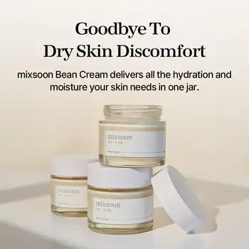 mixsoon 豆霜 - 強效保濕霜,讓肌膚光滑滋養,收縮毛孔,控油 - 打造韓國水光肌 10 最佳銷售 韓式奶油 - №3