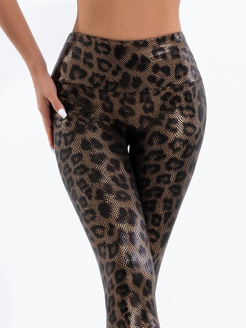 New High-waisted Skin-tight Leopard Print Leggings Women Fashion Europe And America Sexy Slim Stretch Nine-point Pants Women 6 High-Waisted Skin-Tight Leopard Print Leggings Women Fashion Europe And America Sexy Slim – view 6