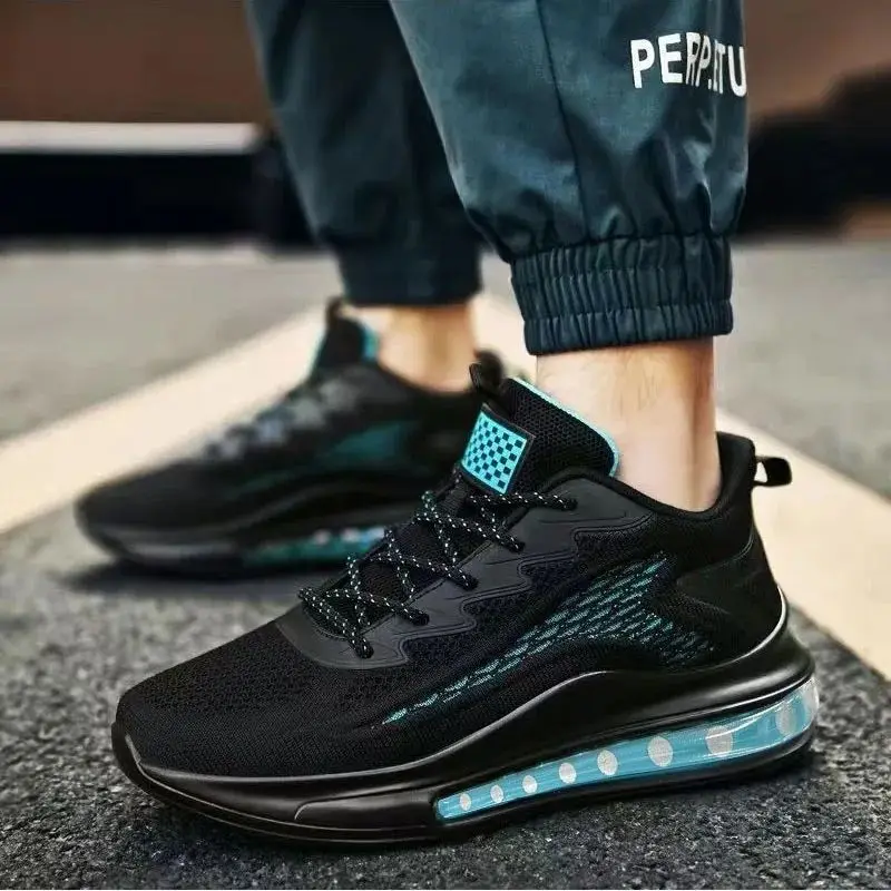 

Men's Casual Sports oes Air Cuion Running oes Spring Autumn round Toe PU Leather Zipper Closure Faionable Single oes