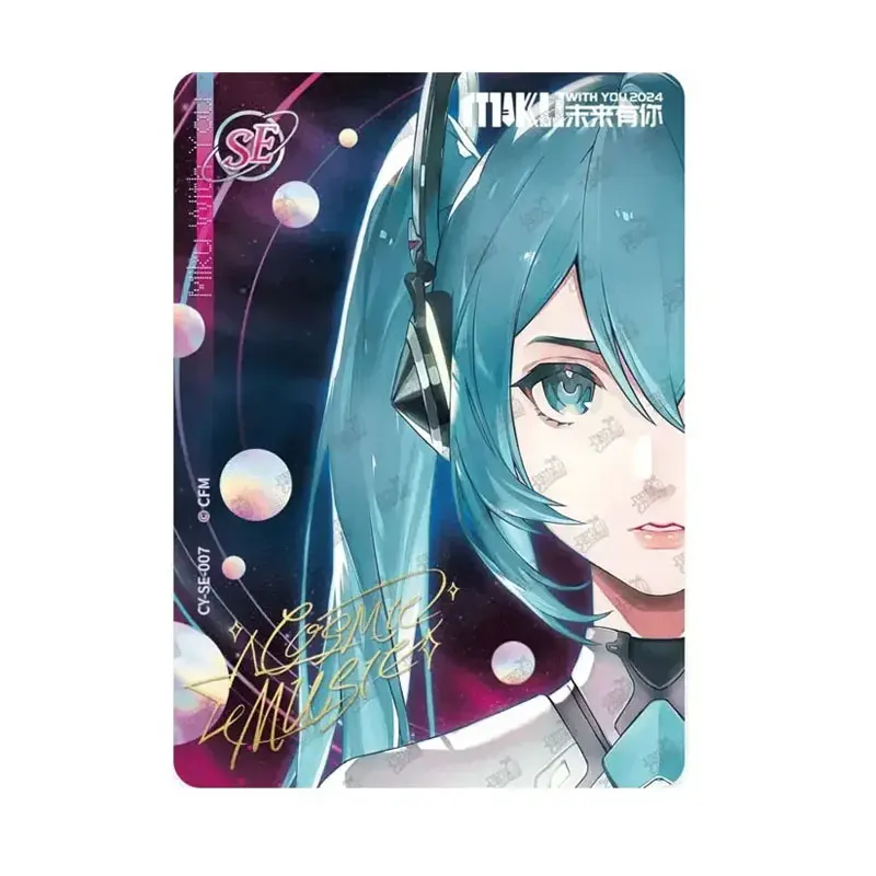 

KAYOU Hatsune Miku Series 3 Miku With You SE/SP/BP/LR/UR/SSR/QR/HR/SR/R First Sight Pack Genuine Anime Birthday Collection Card