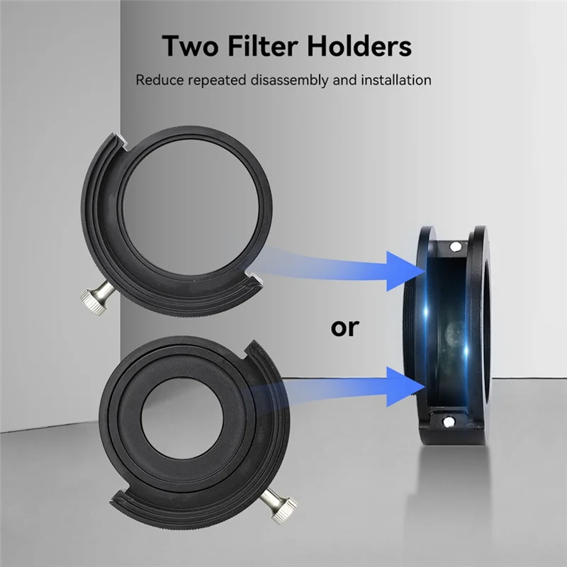 Cajón de filtro Y14A SV226, moldura integrada, diseño con fugas de luz Nti con soporte para fotografía de estrellas profundas montada en filtro